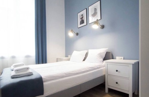 Gliwice Apartment | Panoramic view of Gliwice: 90m from the old square