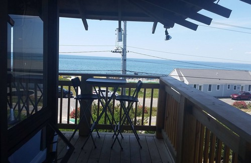 North Truro Apartment | PANORAMIC VIEWS! Front Studio Unit Beach Across Street.