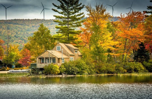 Roxbury Cottage | Panoramic Water and Mountains Views with Nature appearing daily. Relax on
