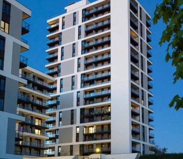 Nowe Miasto Apartment | Panoramica House 17 piętro, darmowy parking,samodzielne meldowanie, faktura vat