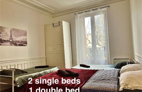 Le Raincy Apartment | PARIS CITY-Le Raincy - Facing station - 4 to 8 Pers