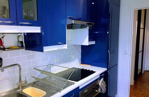 Gambetta Apartment | Paris La Défense 2rooms 52m² balcony (Metro 1/RER A/Parking Free)