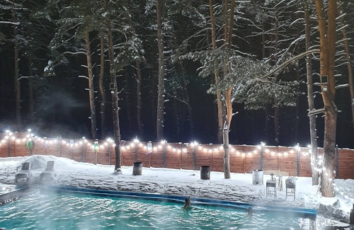 Tsromi Ski Chalet | Park Hotel Surami CHALET" are located in Surami, in the middle of the forest.
