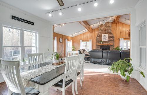 Bellville House | Patio and Scenic Views Modern Ohio Farmhouse