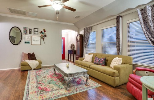 Denton County House | Patio, Pergola and Pool Access Aubrey Retreat!