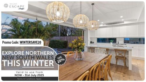 Newrybar House | Paul's Farmhouse - 4 BR rural retreat with views