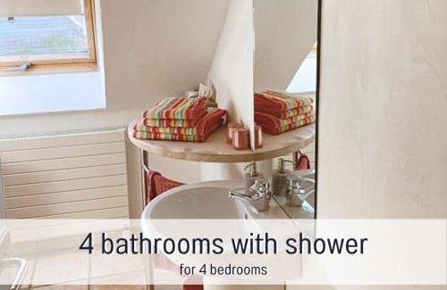 Medendorf House | PAULIS cozy 4-bedroom vacation home - with 4 bathrooms sun terrace & sauna, nice to hike & bike, to chil & meet