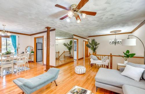 Parksville House | Peaceful 1-Acre Parksville Home Large Deck and Yard