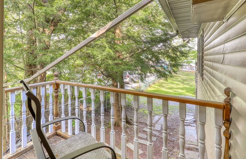 Brant Lake House | Peaceful lakefront house with private dock and sandy beach