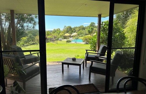 Myocum House | Peaceful retreat with panoramic hinterland views, 20 mins to Byron beaches