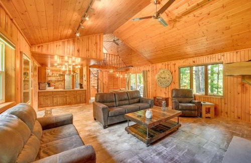 Pembine House | Pembine Cabin with Expansive Yard, Fire Pit and Grill!