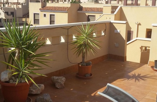 Los Geraeos Apartment | Penthouse apartment 3.8km from Aguilas seaviews large private roof top terrace