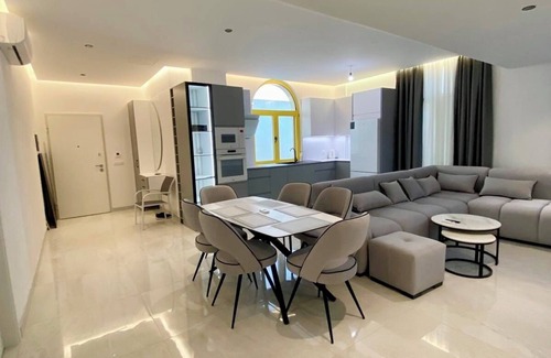 Dhermi Apartment | Penthouse Beachfront Apartment, Santorini Residence Drymadhes, Dhermi, Albania