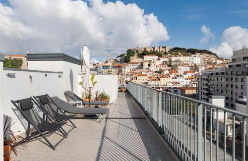 Mouraria Apartment | Penthouse For The City Lovers - Castle View & Parking