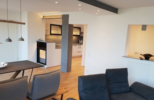 Stetten Condo | Penthouse panorama apartment with view "W125"