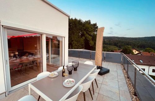 Waldkirchen Apartment | Penthouse-Villa, Panoramablick, XXL-Terrasse