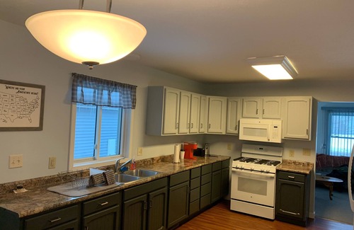 Munising House | Perfect location for a Pictured Rocks adventure. Snowmobiles & trailers welcome.