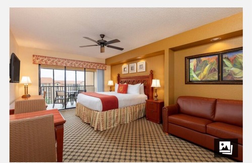 Florida Central Atlantic Coast Resort | Perfect studio villa in Orlando with AC, fitness room and waterpark attraction