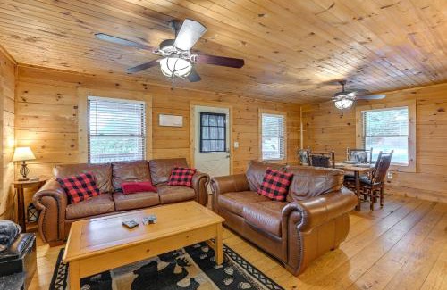 Bryson City House | Pet-Friendly Bryson City Cabin with Fire Pit and Deck!