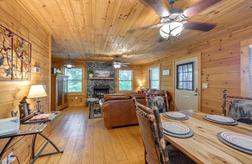 Bryson City House | Pet-Friendly Bryson City Cabin with Fire Pit and Deck!