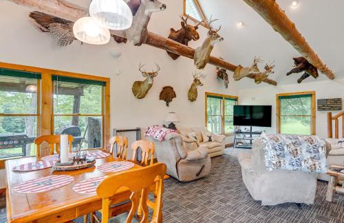 Scio House | Pet-Friendly Cabin on 86 Acres in Scio Fish, Hike
