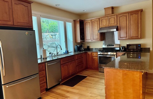 North Creek Apartment | Pet-friendly MIL apartment in quiet neighborhood with fenced dog yard