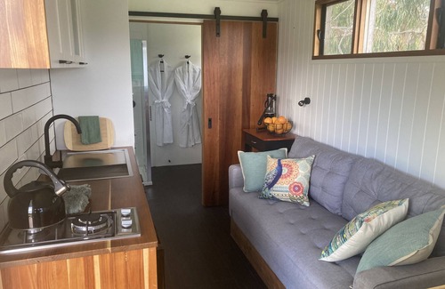 Drummond North House | Pet friendly, Off-grid Tiny home with lake view