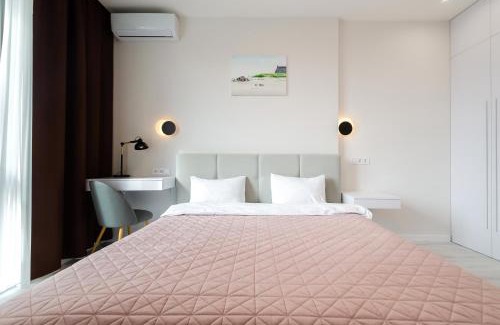 Afanasivsʹkyy Yar Apartment | Petrovdom Apatrments 4-196 in RC Yaroslaviv Grad, Bulvarno-Kudriavska 17
