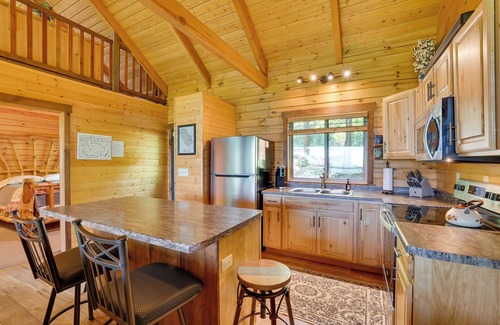 Mindoro Cabin | 'Pine Knob' Cabin w/Bluff Views in Mindoro!