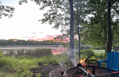 Rush City Cabin | Pine Lake Lodge - Game Room, Theater, Fire Pit