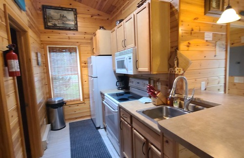 Elcho Cabin | Pineview Cabin at Bayview Cabin Resort on Picturesque Northwoods Lake in Wi.