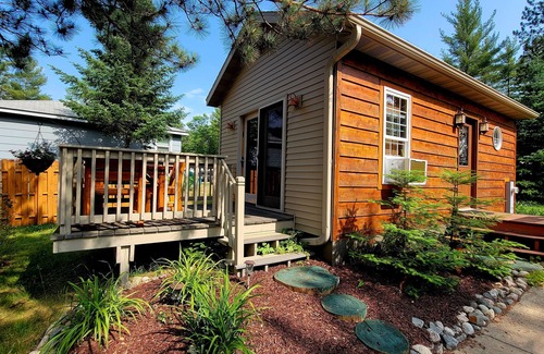 Elcho Cabin | Pineview Cabin at Bayview Cabin Resort on Picturesque Northwoods Lake in Wi.