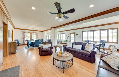 McHenry House | Pistakee Lake Estate with Boat Dock and Hot Tub!