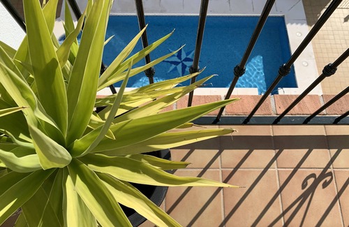 Chimenea Apartment | Playa Burriana, stor terrass, havsutsikt, pool