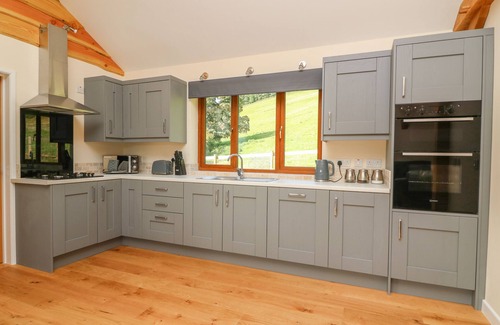 Bleddfa Cottage | PLOONY HILL CABIN, pet friendly, with hot tub in Knighton