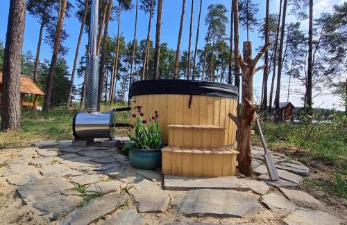 gmina Miedzno House | Pod Czarnym Dzięciołem - dom z widokiem i prywatną balią