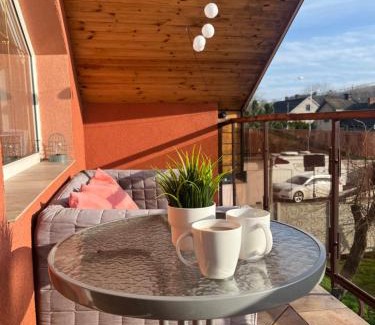 Ostrava House | Podkrovní apartmán s balkónem