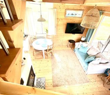 gmina Stary Brus House | Poleskie zacisze, domek czapla na wyłączność, kominek, balia,sauna