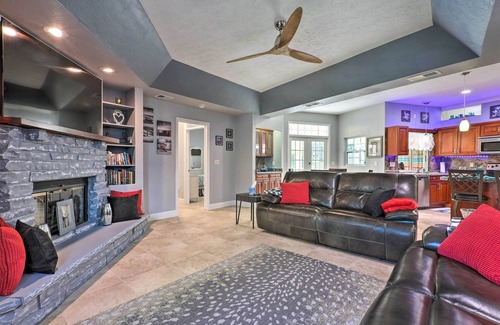 Trafalgar House | Pool & Fire Pit: Cape Coral Golf Course Getaway