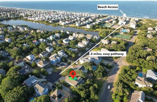 Ocean Sands House | Pool Hot Tub Beach Gear included