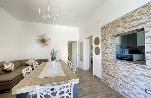 Marina San Gregorio House | Pool house close to beach, with sea view