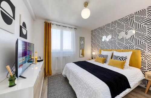 Noisy-le-Sec Apartment | PoPColor Idéal Famille-Groupes-Pro 8Min de paris