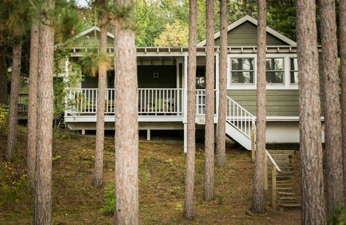 Arcadia House | Porch Cottage in Woods, 1 min from Lake, Private Lake Michigan Access very close