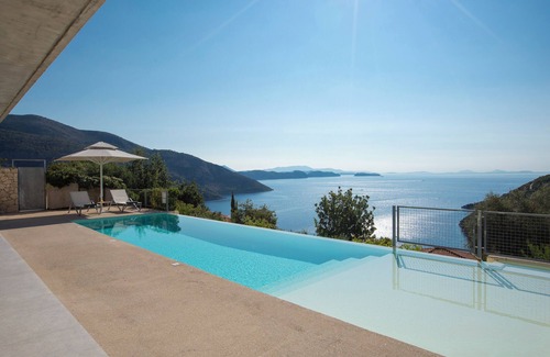 Evgiros Villa | Posidonia , view of Gods & salt water pool!
