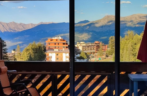 Pra Loup Apartment | Pra Loup 1600 50m from the slopes T2 new with bedroom and large balcony mountain view