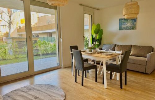 Wiener Neudorf Apartment | Premium Apartment mit Garten nähe SCS