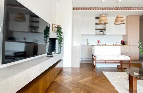 Grzegorzki Apartment | Premium Apartment with Parking Vistula Terraces Cracow City Center