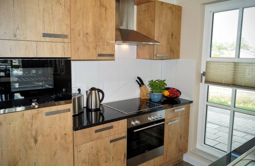 Wendisch Rietz Hotel | Premium-Appartements Central im Marinapark Scharmützelsee mit Sauna, Whirlpool, Kamin, 76 m², 4+2 Pers.