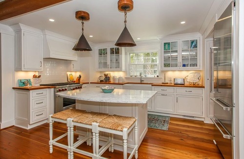 Oceanside House | Premium DOG FRIENDLY 4th Row Ocean Sea Pines Home with a Private Pool & Spa