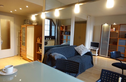 Aachen Apartment | Pretty home with views over the rooftops of the old town